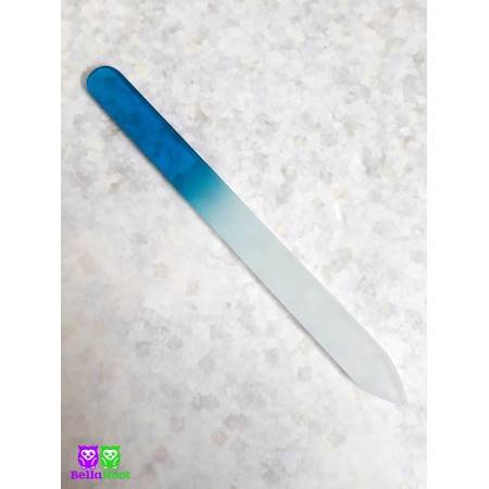 Glass Nail File - Blue